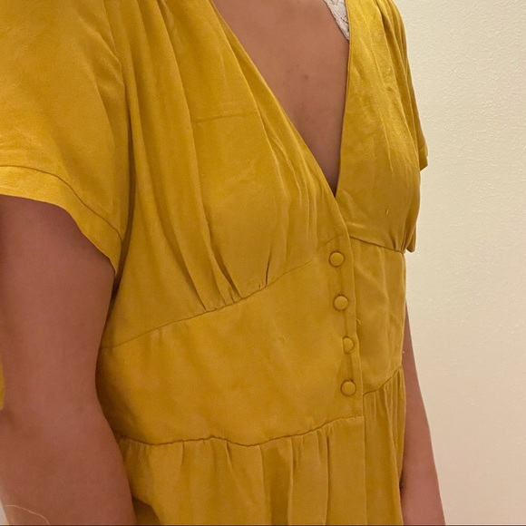 Women’s Mustard Yellow Blouse - Picture 2 of 7